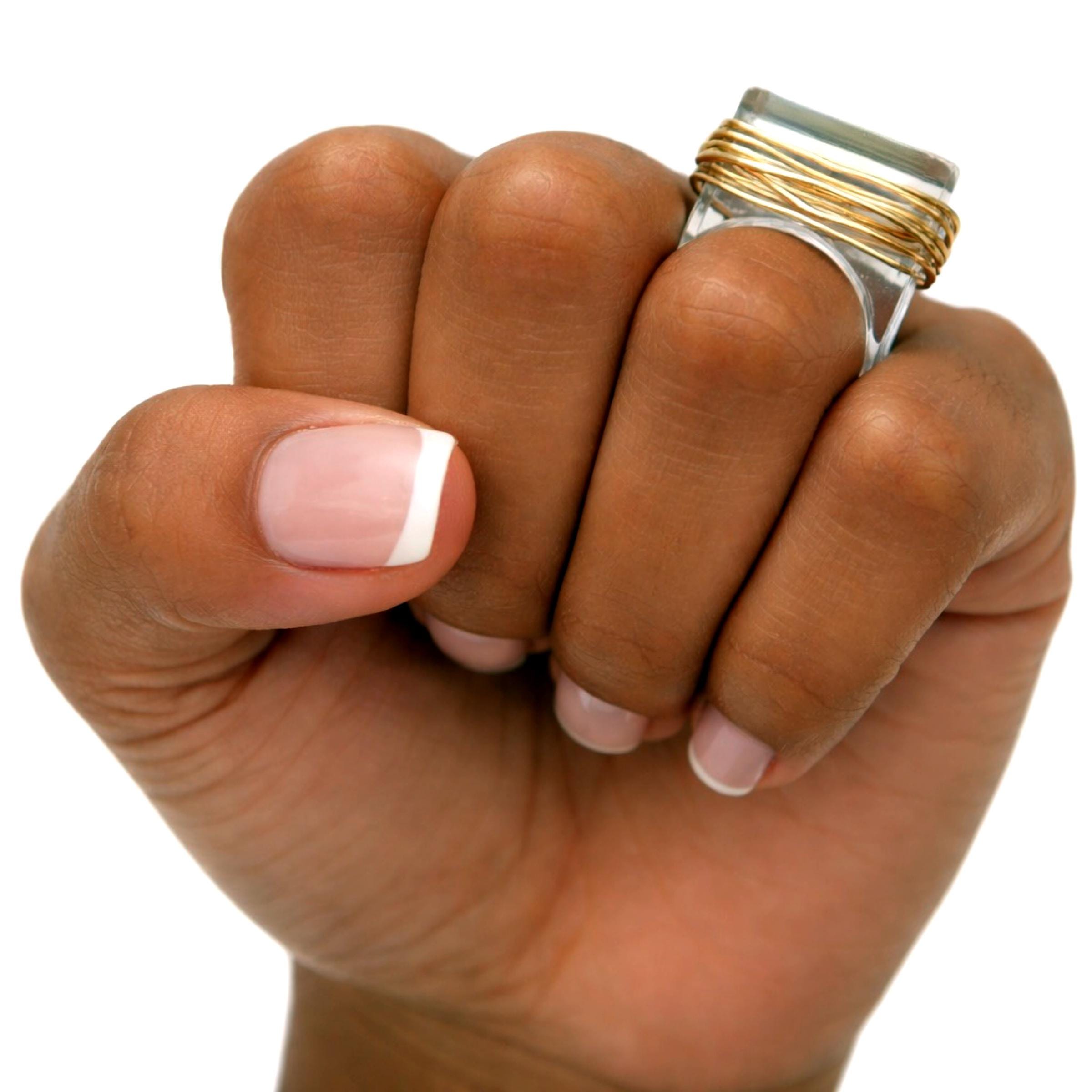 Clear Resin Statement Ring – Size 6 - 13 – Sculptural Transparent Ring